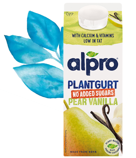 Alpro Soijavalmiste Plantgurt Päärynä-vanilja 750g