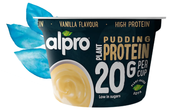 Alpro Soijavalmiste Plant Protein pudding Vanilja 200g
